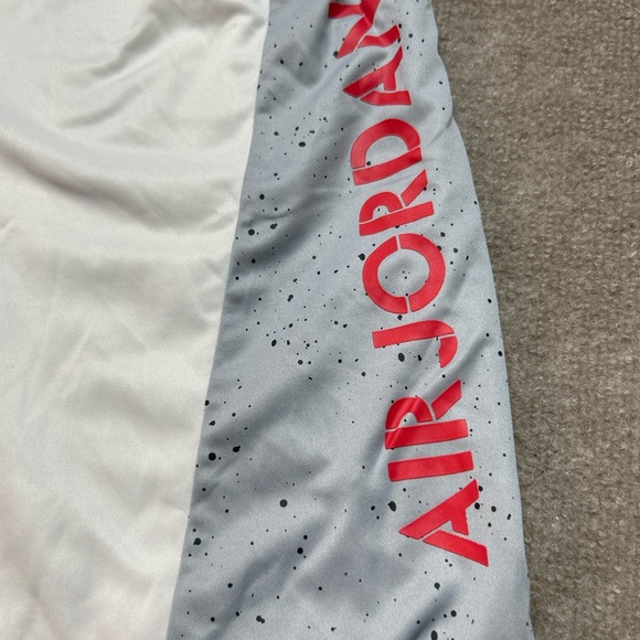 Air Jordan White and Gray Athletic Shorts - Picture 2 of 5